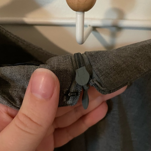 Theory Grey Sheath Dress - Picture 4 of 7